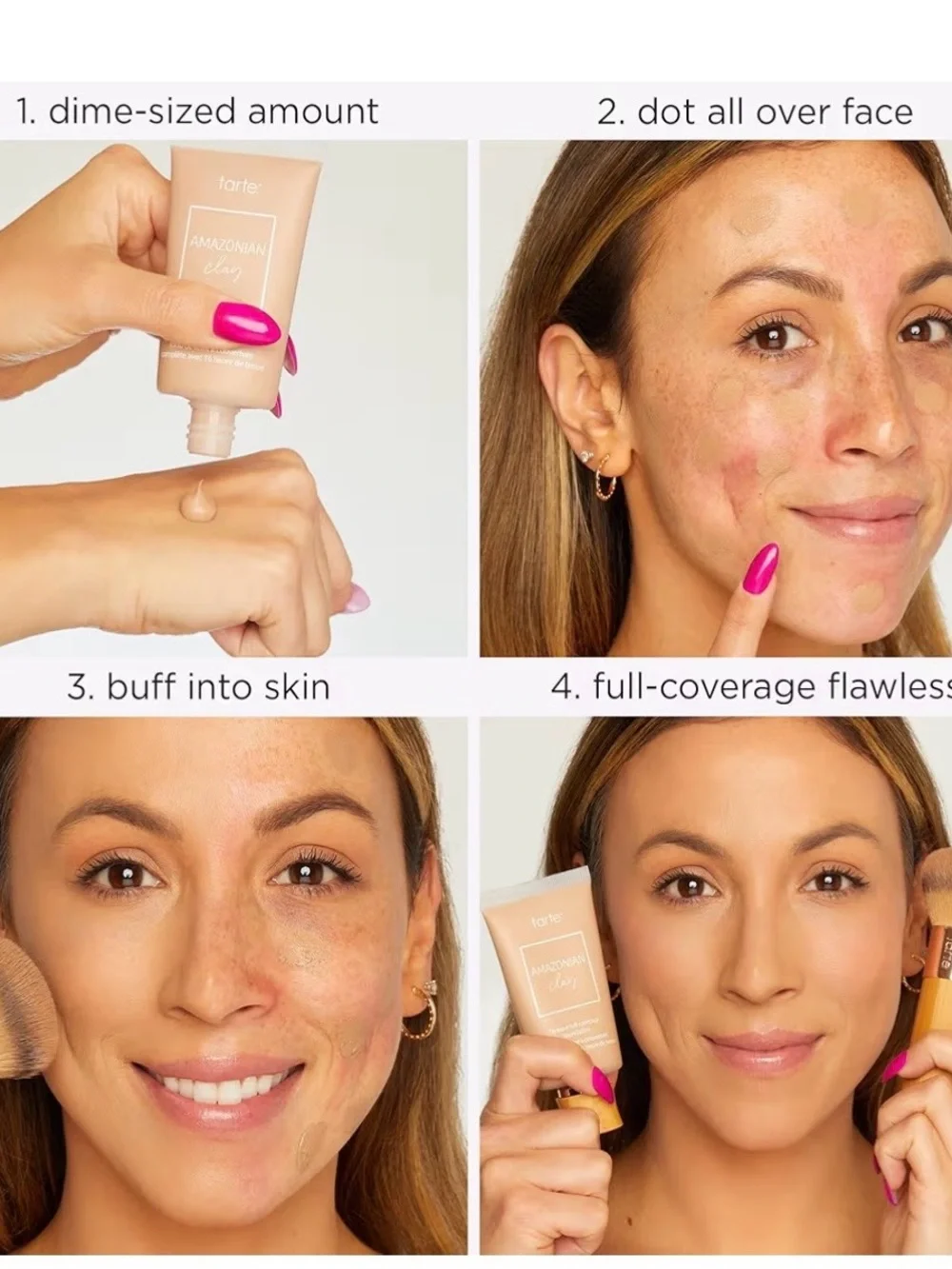 Tarte Amazonian Clay Foundation - Warm Brown Tube with Wood Cap
